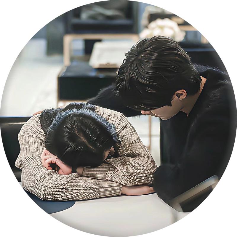 Llavero Colgante Espejo Insignia "Lovely Runner" - Merchandising del Drama Coreano con Byeon Woo-seok y Kim Hye-yoon