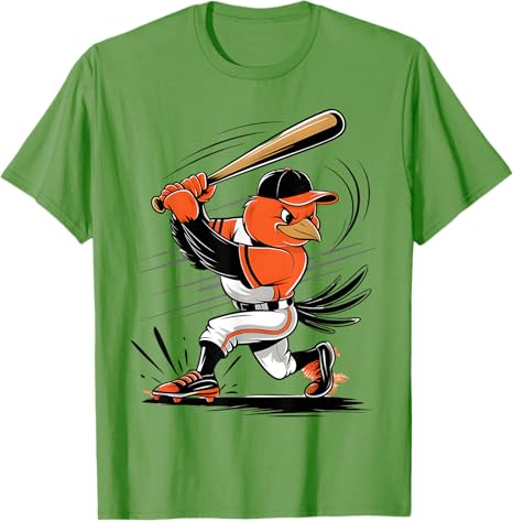 Orioles Bird for Orioles Lovers Unisex Women Kids TShirt Fashion Sportswear Design Graphic Outfit Baseball Saying Tee Novelty Gift