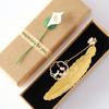 Koi Palace Metal Bookmark - Chinese Style Graduation, Birthday & Valentine's Gift for Girls & Boys