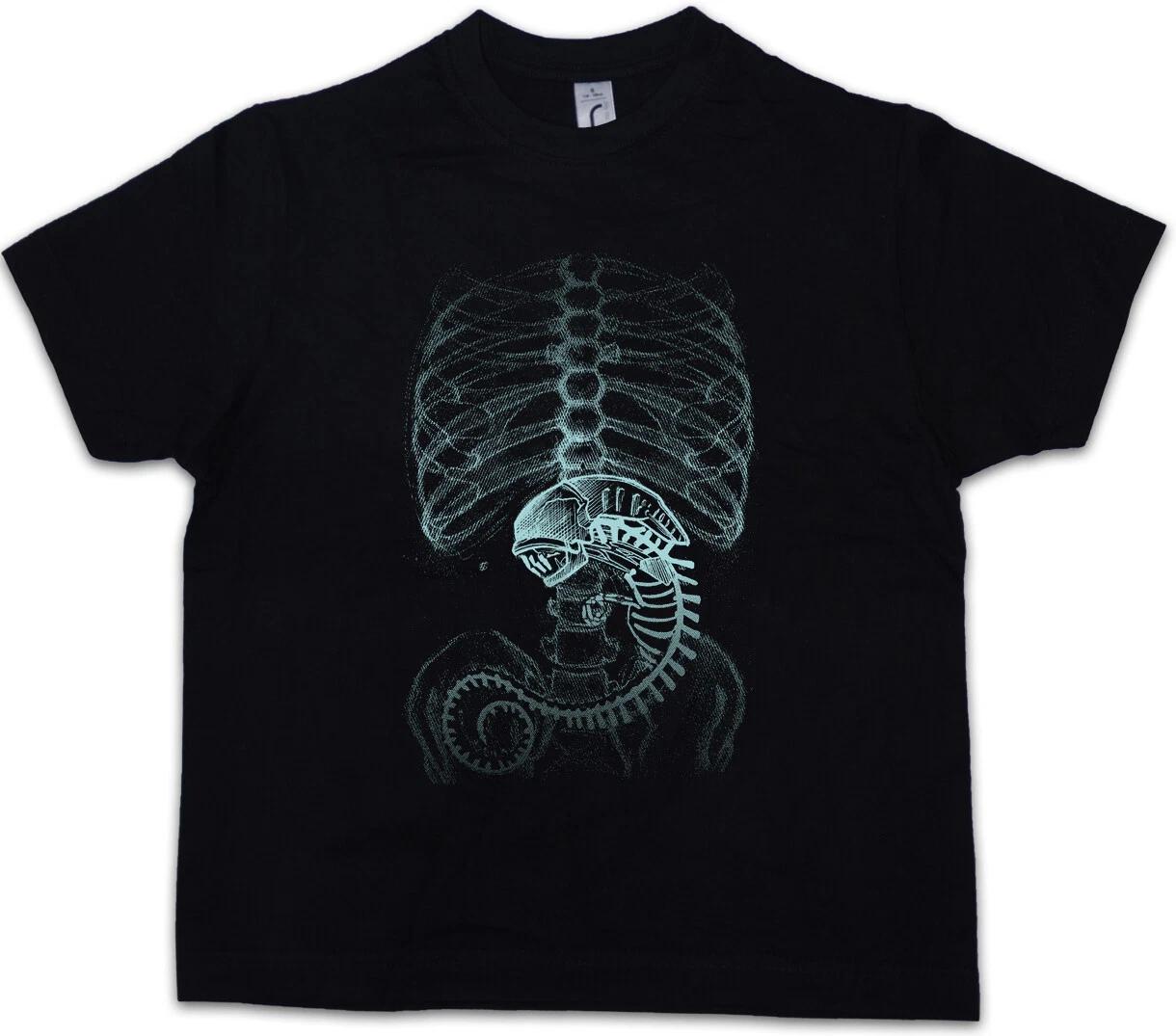 Ксеноморф Чужой Детская Футболка для Мальчиков Рипли Прометей Ностромо Сага Вейланда- 120