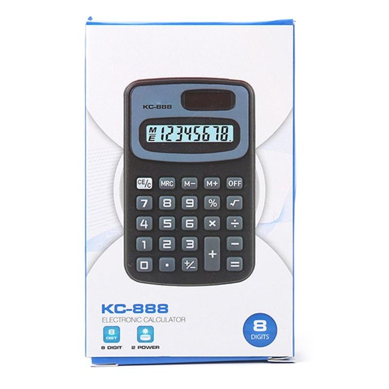 Mini Calculator Pocket Sized Electronic Calculator Accountant Accounting Tool for Easy Calculations and Budgeting