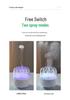Wood Grain Jellyfish Ultrasonic Aroma Diffuser and Night Light
