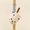 Plush Endearing Milk Tea Cup Keychain Doll Ideal For Bags And Holders Key