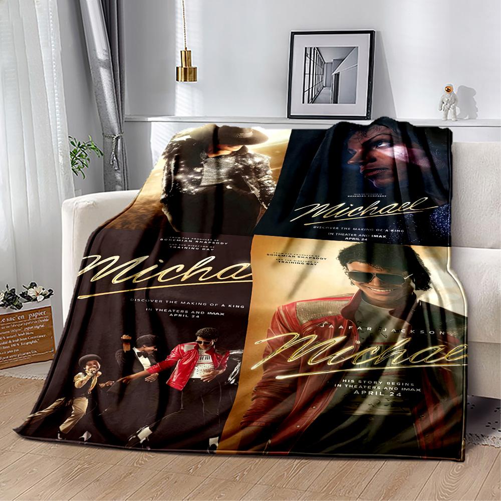 Michael Jackson 86 Blanket Soft & Cozy Suitable for Bedding Office Chair Livingroom for All Occasions Playful Design