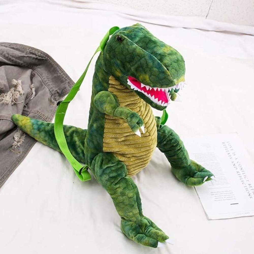 DINOBACK Kids Dinosaur Backpack, Adjustable Straps, Eye-Catching Design, Spacious Durable Comfortable, 38 x 20 x 14 cm