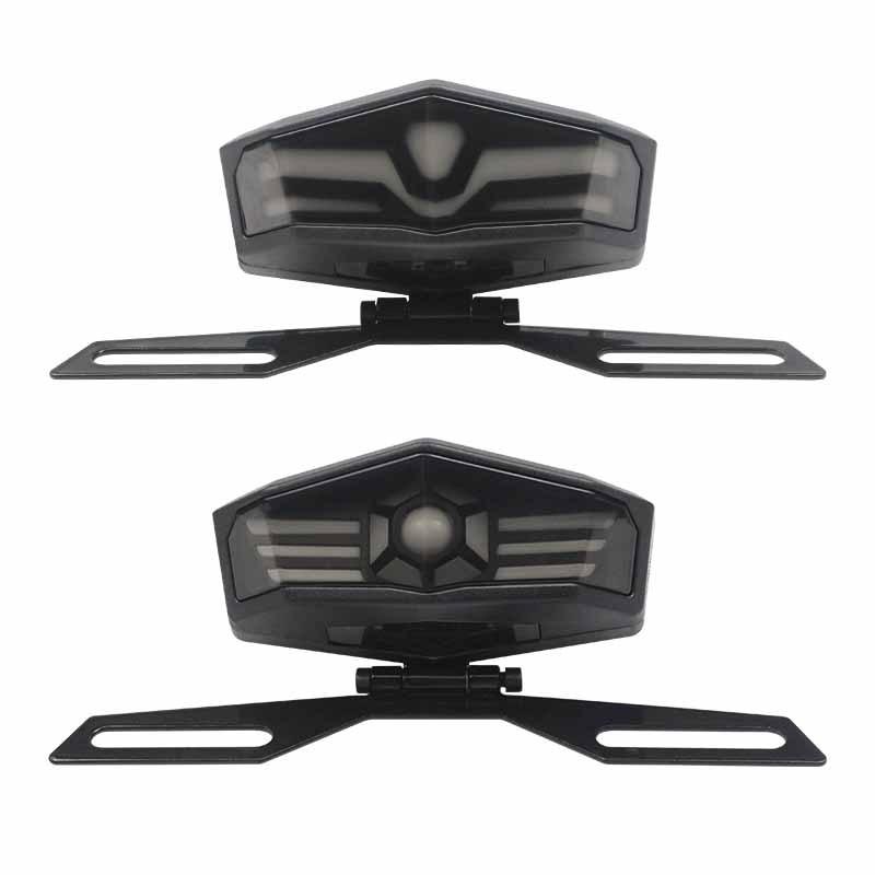 1PCS Motorcycle Multi-Functional Driving Breathing Light Off-Road Led Tail Light Modified Flash Brake License Plate Light With Bracket