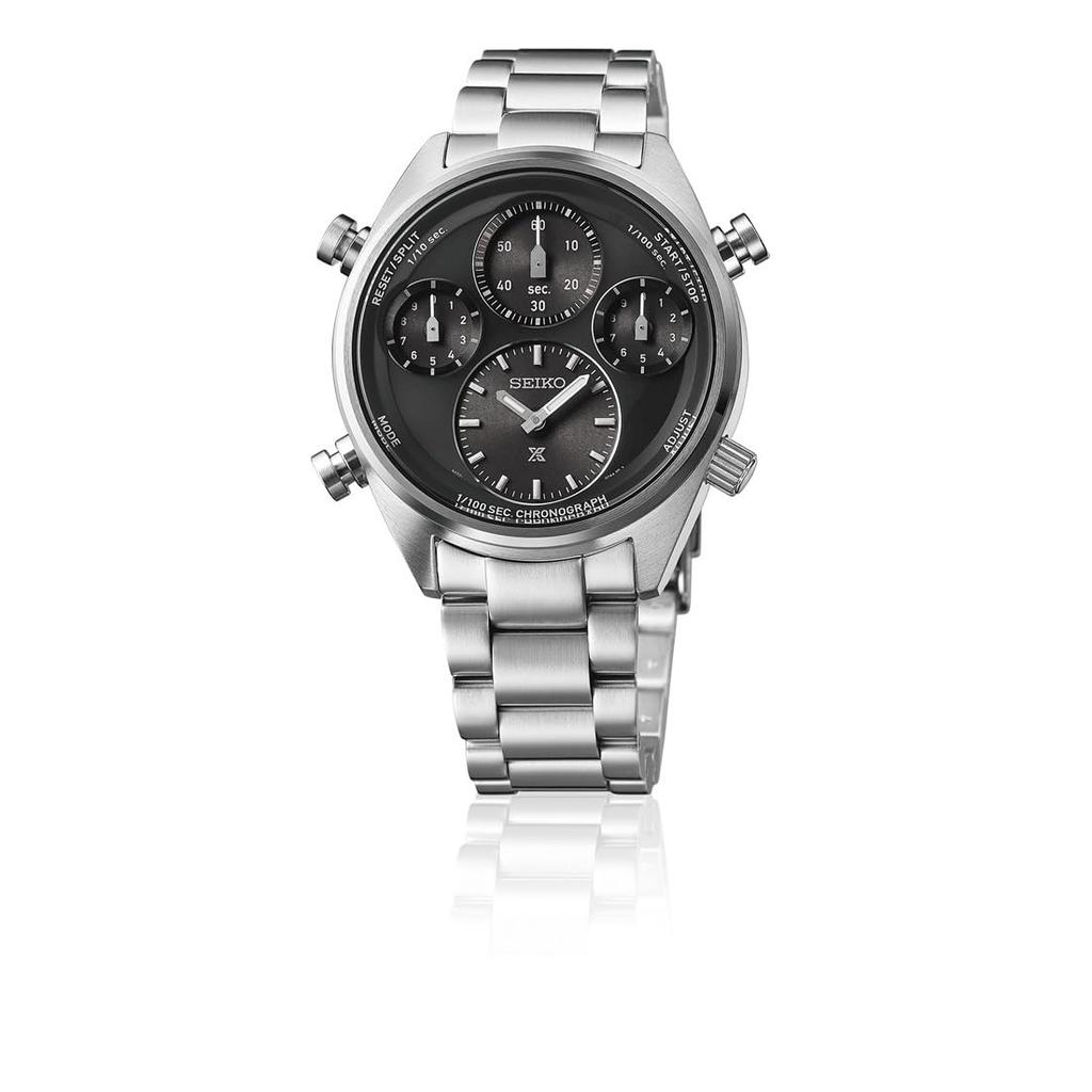 Wristwatch PROSPEX SPEEDTIMER Solar Chronograph Second Measurement SBER003 Silver [Seiko Watch] 1/100 Men's