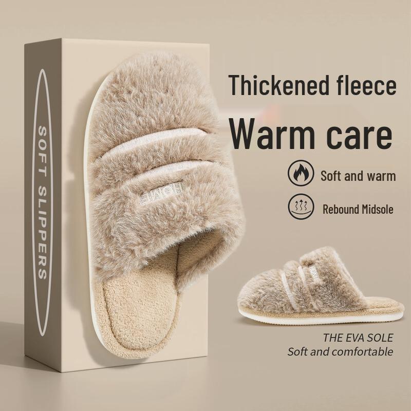 

Grace Unisex Winter Plush Home Slippers 43-44