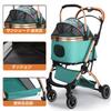 JZOOOZ Pet Separate with Rotating Front Easy To Assemble Dog Easy To Store Dog Large Heavy Load For Small Medium Convenient for Going Walking Cart,