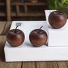 Solid Wood Fruit Scented Ornament Wooden Creative Natural Home Supplies Aroma Fruit Figurine for Creative Rustic Offices