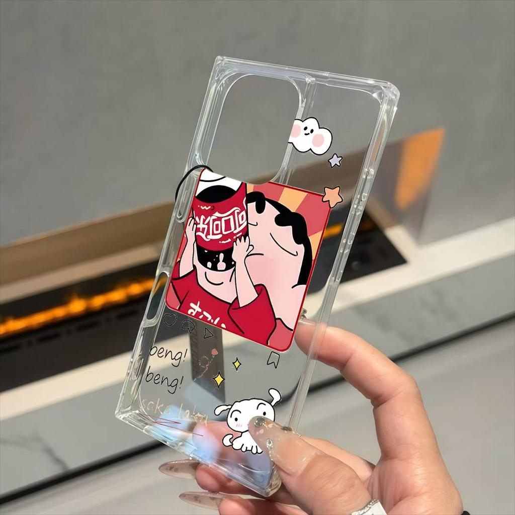 Square Back Tube Protection Clear Case For iPhone 14 Pro Max 15 Plus 13 11 16 ProMax 12 Anti-Oxygen,Drink Coke Xiaoxin Pattern Casing