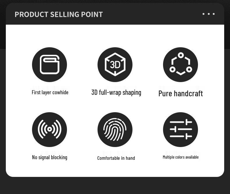 Echte Leder Autoschlüsselhülle für Citroen C3 Picasso/C5