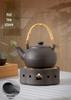 Haitang-Shaped Alloy Candle Heating Base for Ceramic Teapot