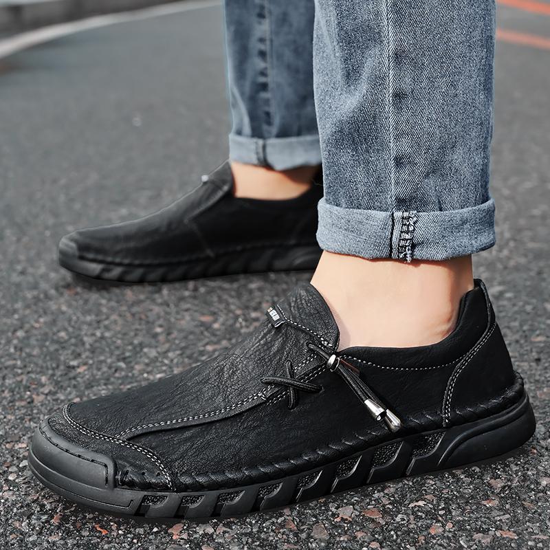 Men's Leather Shoes Casual Sneakers