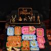 1/12 Doll House Miniature Chinese Style Jewelry Display Box Simulation Vintage Jewel Case Toy Mini Decoration Dollhouse