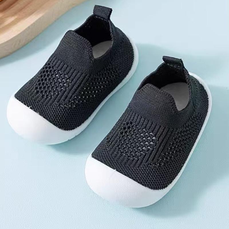 Summer Baby Walking Shoes: Soft Sole, Non-Slip Mesh, Breathable.