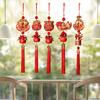 Chinese New Year 2025 Decorations Chinese Spring Festival Hanging Pendant Door Wall Ornament Traditional Chinese Room Decoration