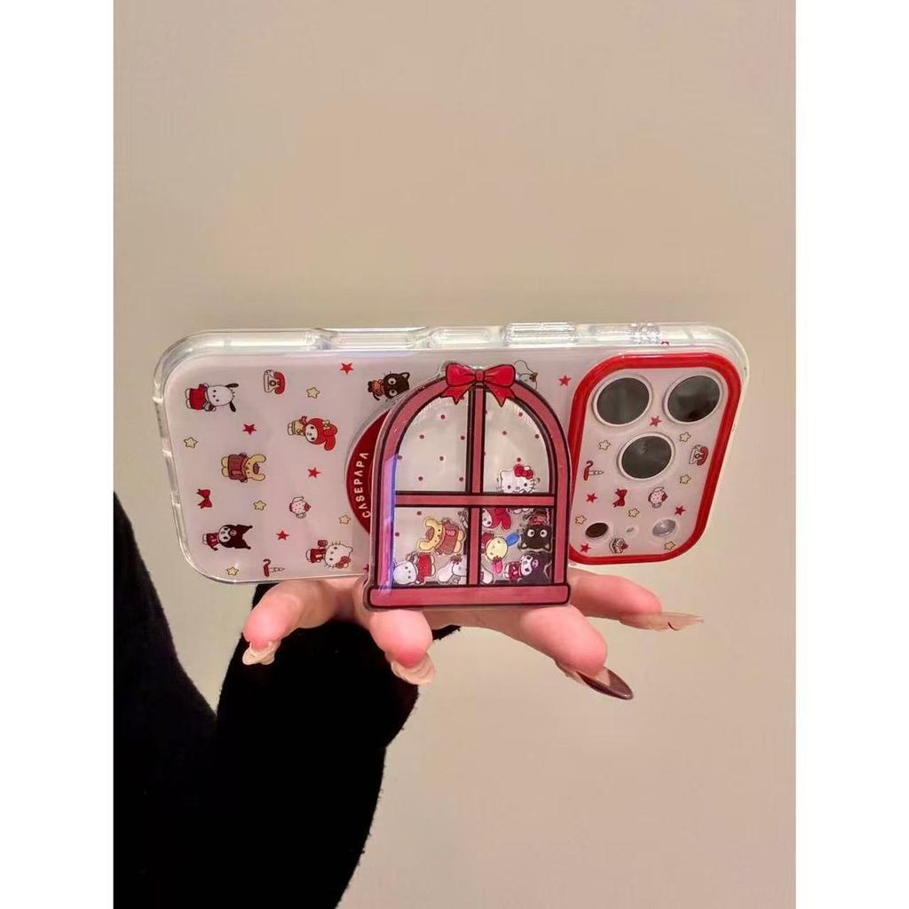 Sweet and cute star windowsill Sanrio Shake music for iphone17promax iPhone 16 case