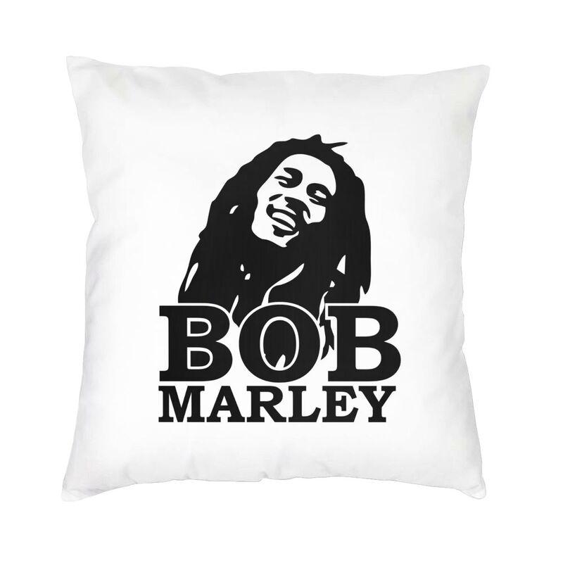 Luxury Jamaica Reggae Music Bob Marley Throw Pillow Cover Home Decor Custom Square Cushion Cover 45x45 Pillowcover for Sofa