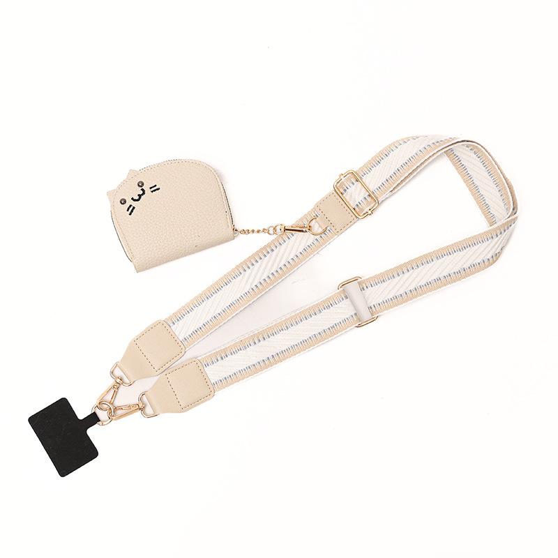 

Hot-selling Retro Versatile Plaid Woven Shoulder Strap 3.8cm Wide Shoulder Strap Pu Leather Men s and Women s Bags Accessories