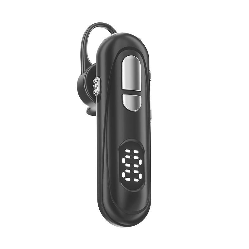 New Wireless Single Ear Bluetooth Headset with Digital Display and Ear Hook, Long Standby, Universal Compatibility.
