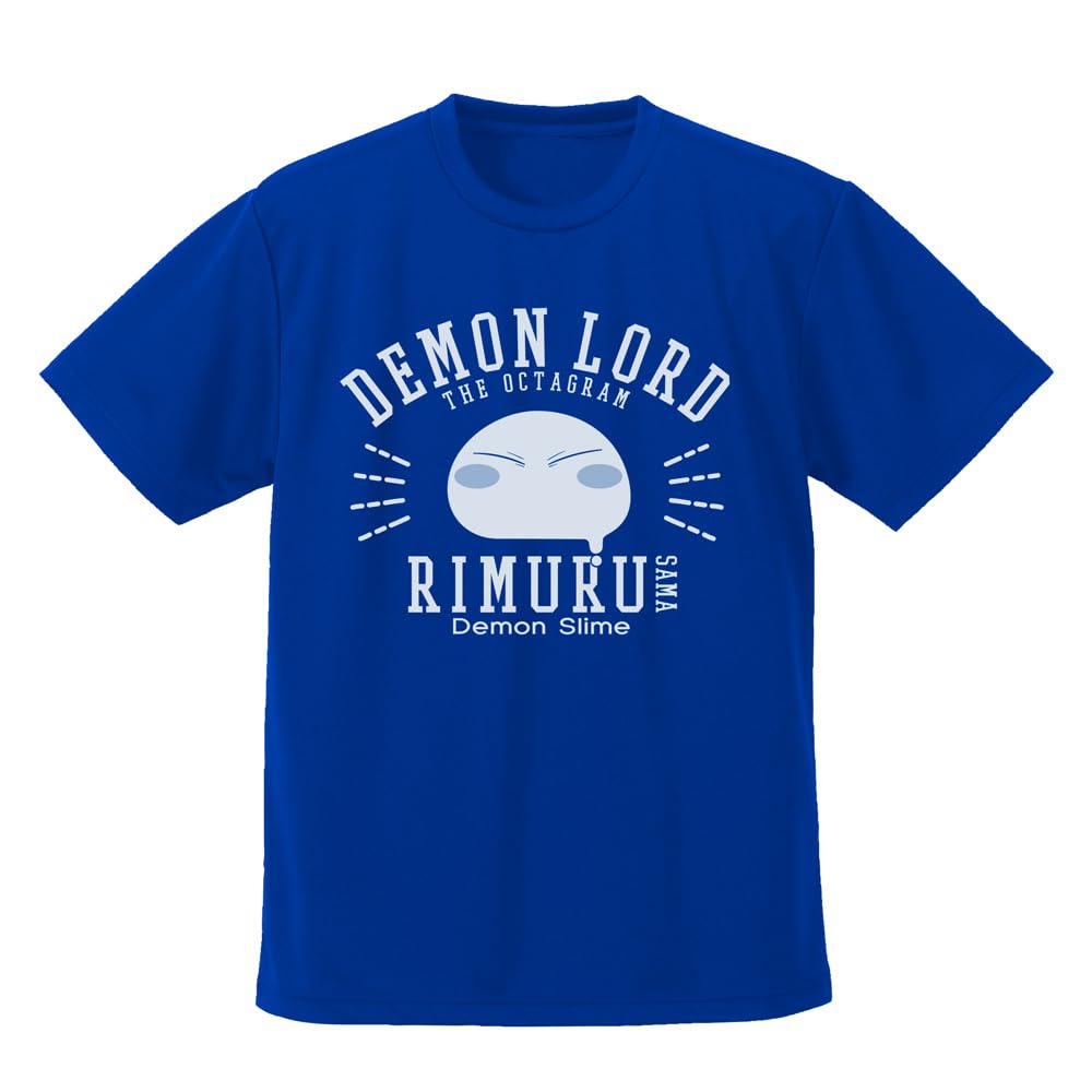 

That Time I Got Reincarnated as a Slime College Dry BLUE L size [Cospa] [Official] Rimuru-sama T-shirt