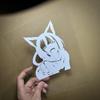 Anime Cat Girl Decal, Car, Truck, Windshield, Laptop, Vinyl, Decal, Accessories, Gifts, JDM, Slap, Personalized, Cat, Girl