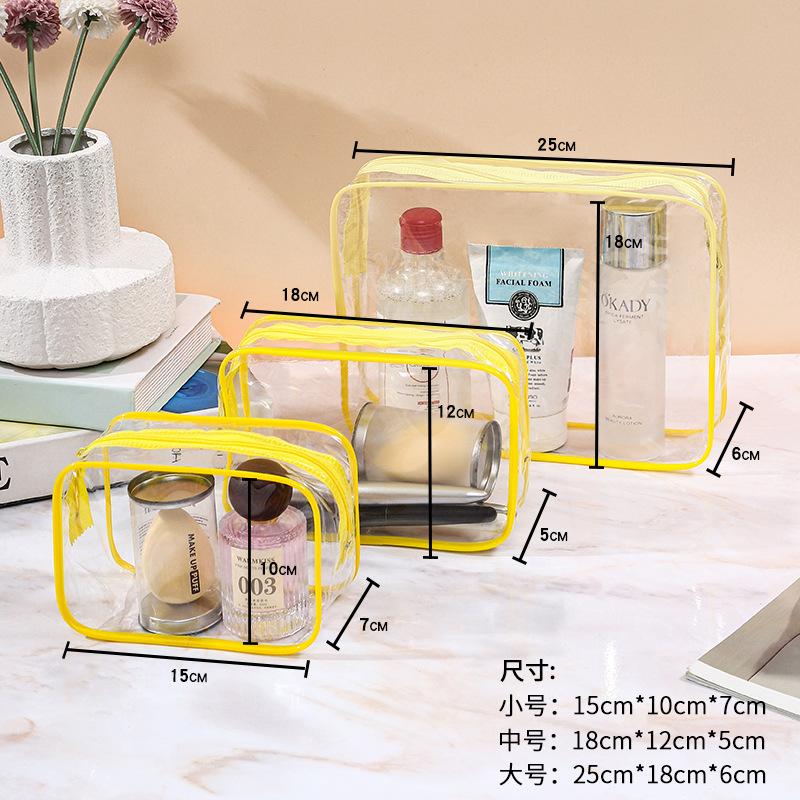 Transparent Cosmetic Storage Bag Liquid Makeup Bag for Air Travel Sealed Luggage Organizer Boarding Aircraft Storage Bag