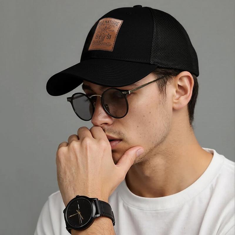Cztery Pory Roku Siatkowe Czapki Baseballowe Unisex Ikona Jelenia Czapka Trucker dla Kobiet Mężczyzn Outdoorowa Przenośna Myśliwska Turystyczna Wędkarska Czapka Chroniąca Przed Słońcem