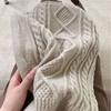 Ear Protection Knitted Hooded Caps One-Piece Neck Warmer Pullover Hat Winter Balaclava Hat