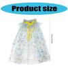 Princess Cosplay Cape Halloween Cloak Girls Dress Cape Butterfly Printing Cape Princess Cape for Kids Girls