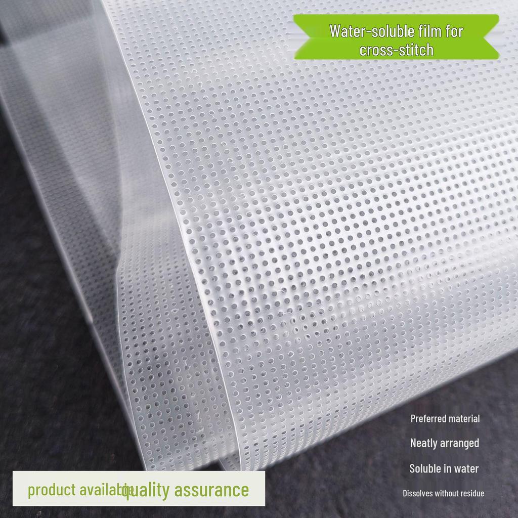 Water-Soluble Cross Stitch Film - DIY Embroidery Aid