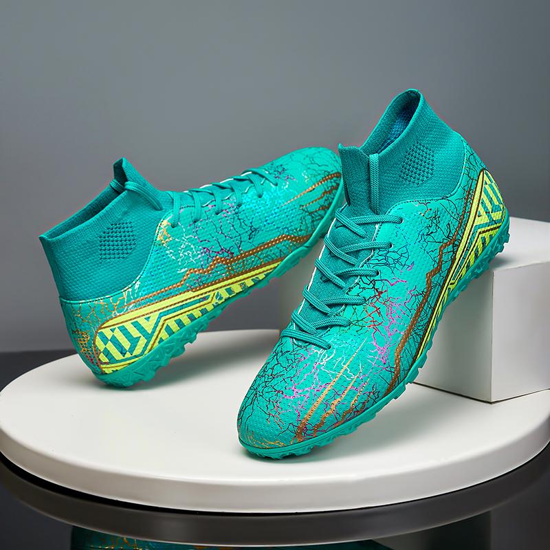 Men Football Shoes Society Football Boots Cleats Casual Professional Outdoor Students Grass Training Unisex Boy Football Boots