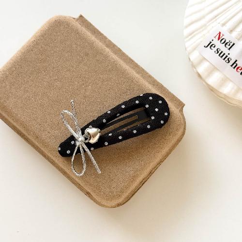 French Satin Bow Banana Clip Gentle Solid Color Vertical Clip Half Tie Hair Clip Simple Commuter Girl Hair Accessories