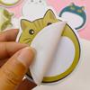5Pcs Cats Shape Designs Stick Note Pad Selves Sticking Memo Pad Stick Pad Stick Notes Pad Selves-Adhesive Notepads Set