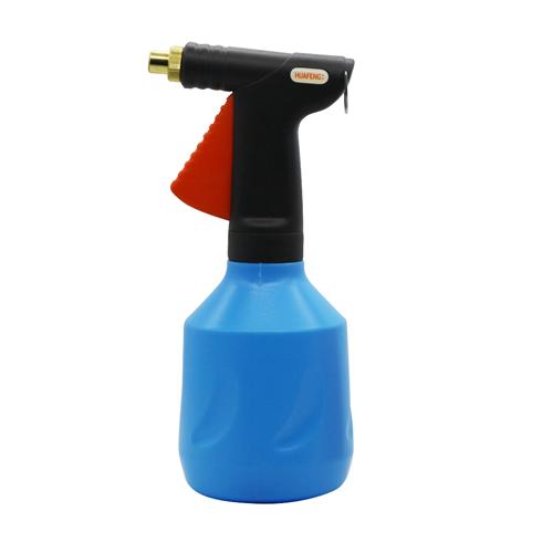

680ML Trigger Sprayer Adjustable Copper Nozzle Plastic Manual Air Pump Water Can Garden Watering Disinfection Cleaning Atomizer1 синий