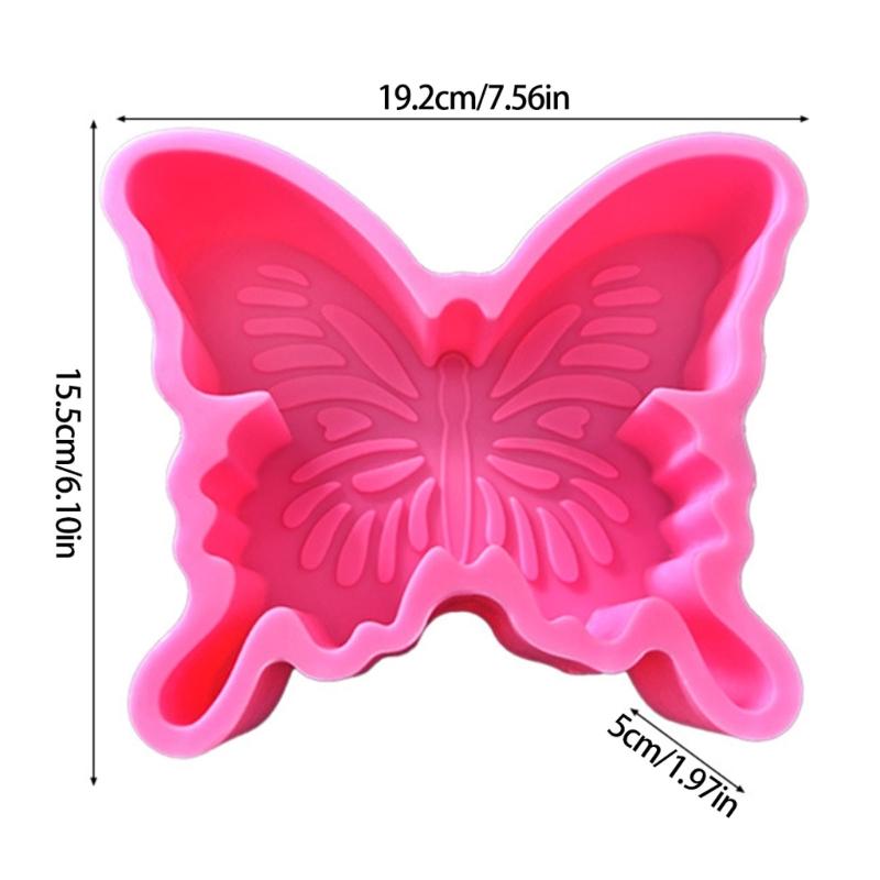 Heat Resistant Silicone Mold for Butterfly Shape Dessert Nonstick Kitchen Bakewares Pastries Baking Mold