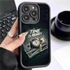 Time Is Money Black Groove Phone Case for iPhone 15/16/17 Pro Max