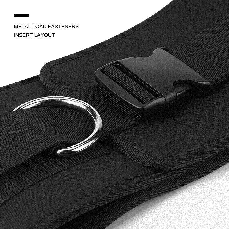 Pull-up & Weightlifting Waist Support Belt with Iron Chain for Strength Training