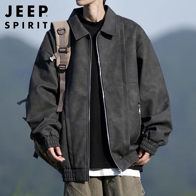 

JEEP SPIRIT Men s Premium Faux Leather Casual Jacket 3XL