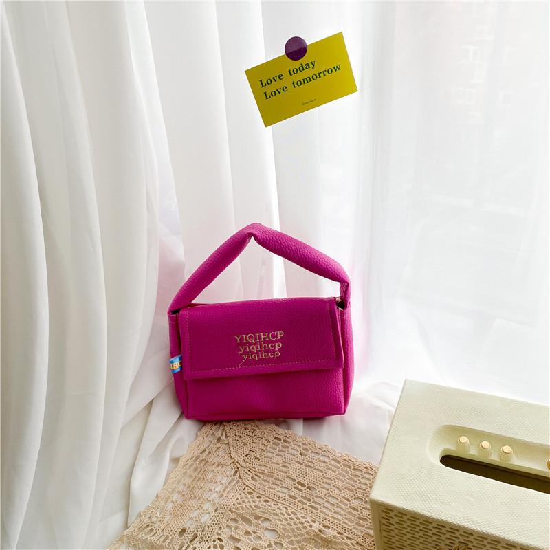 Стильная корейская детская сумка Модный аксессуар для дошкольников Компактная и милая розовый