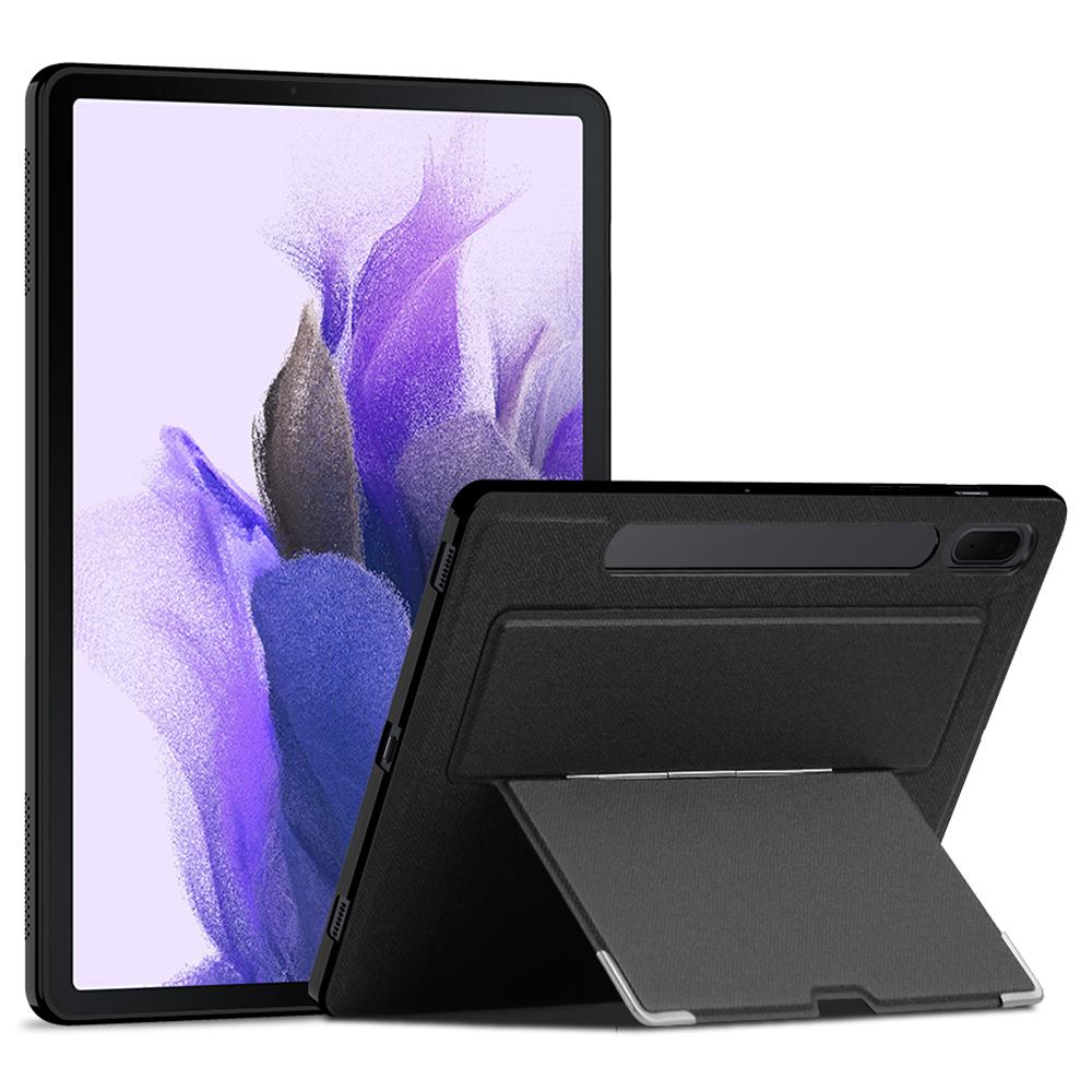 

Чехол для Samsung Galaxy Tab S7 FE, покрытый ПУ кожей чехол для ПК для планшета с задней подставкой A