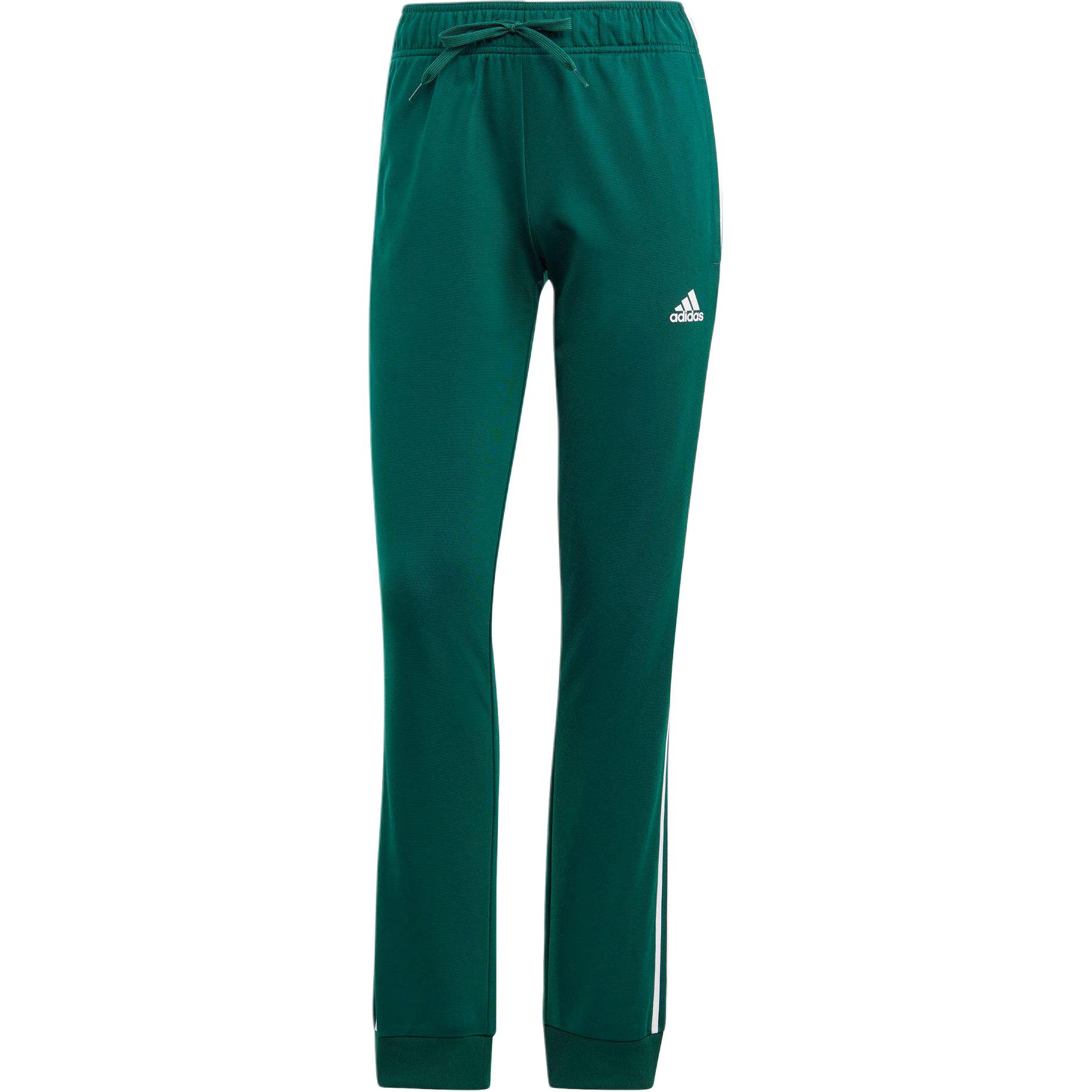 

Новые женские брюки Adidas Primegreen Essentials Warm Slim Tapered 3 Stripes для тренировок, цвет Collegiate Green/White IM2813 S