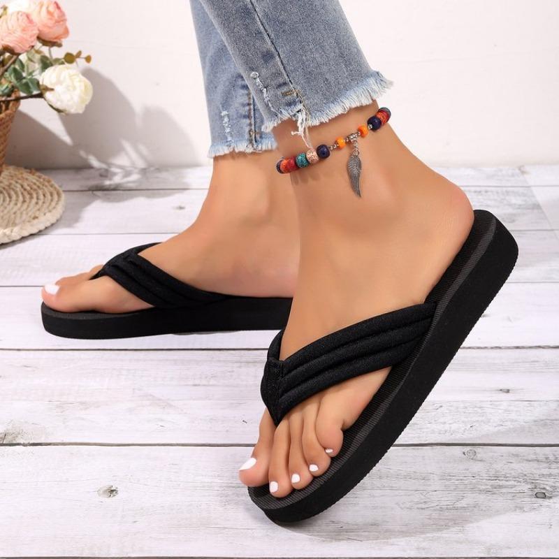 Fashion Flip Flop Women Platform Flip Flop 2025 Summer Bathroom Slippers Outdoor Beach Shoes Light Sandals Slides Women Shoes for Women