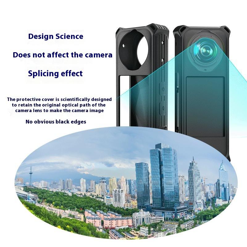 Für Insta360 X5 Panoramakamera Silikon Schutzhülle Stoßfest Kratzfest Staubschutz