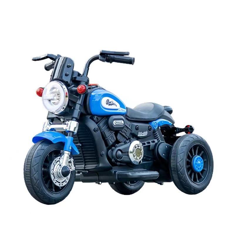Kids' Electric Tricycle: Remote Control Ride-On Motorcycle