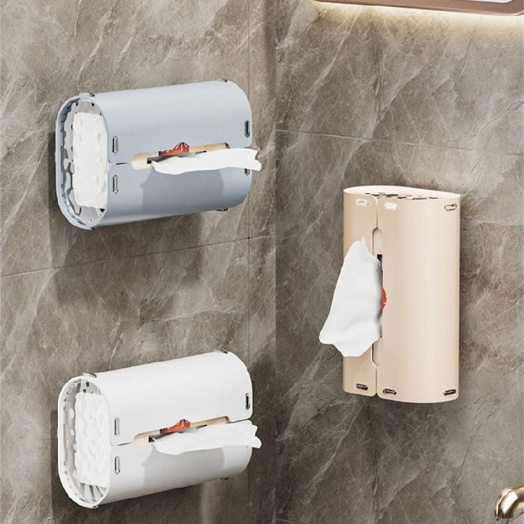 Wall Mounted Tissue Organizer Wet Wipes Dispenser Elegant Paper Towel Organizer