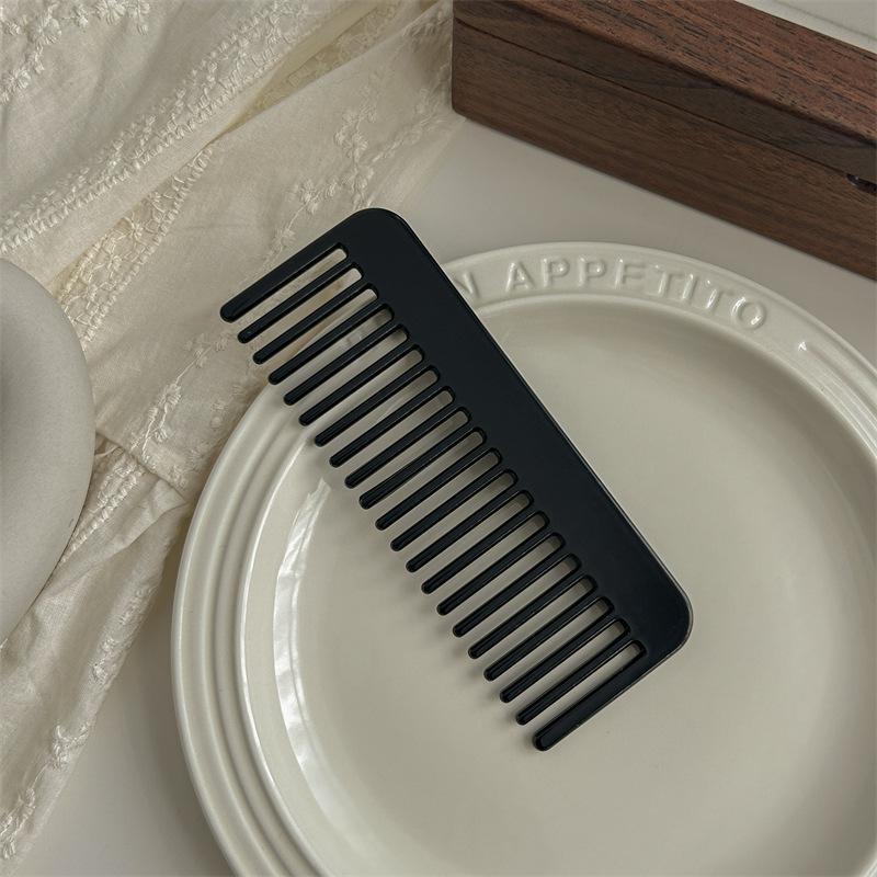 Koreanischer Retro-Haarkamm mit breiter Zahnung und Essigsäure für lockiges Haar – Haar-Accessoire im Promi-Stil für Frauen