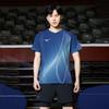 Mizuno Camiseta Deportiva de Manga Corta Unisex de Secado Rápido, Elástica y Transpirable, Tops Azul Estrellado C2CA53Z726