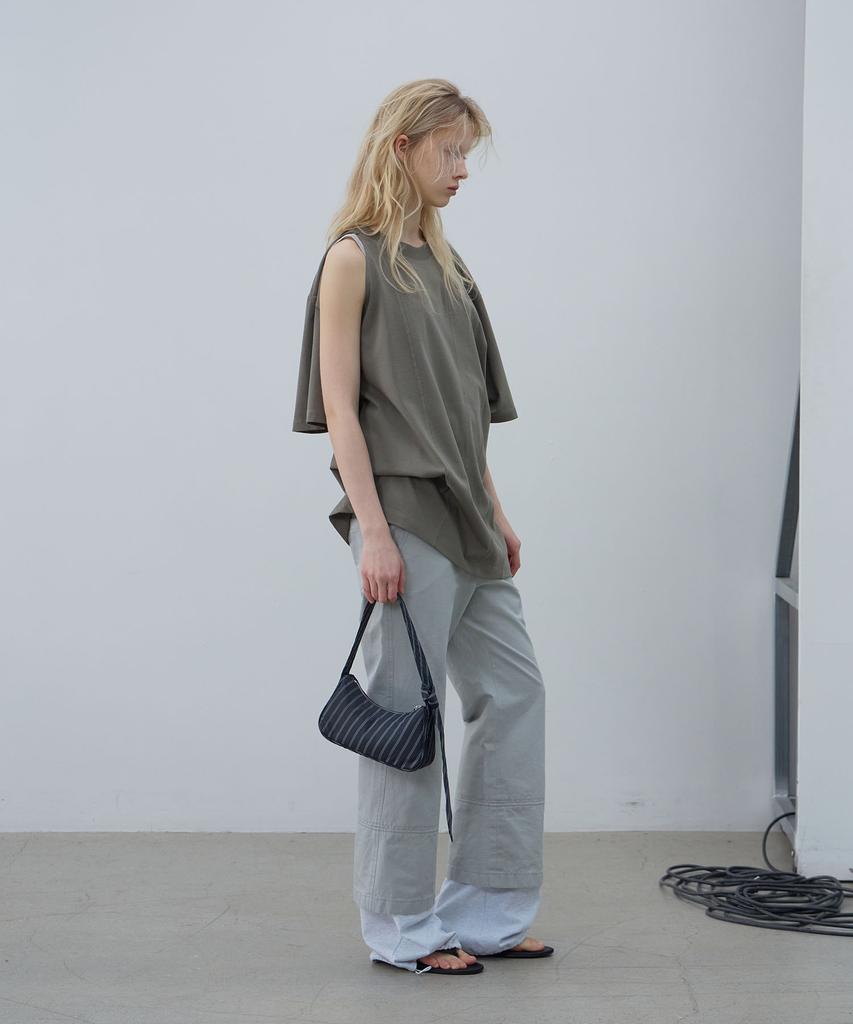 LCDC™ Shoulder Slit Top (Khaki)